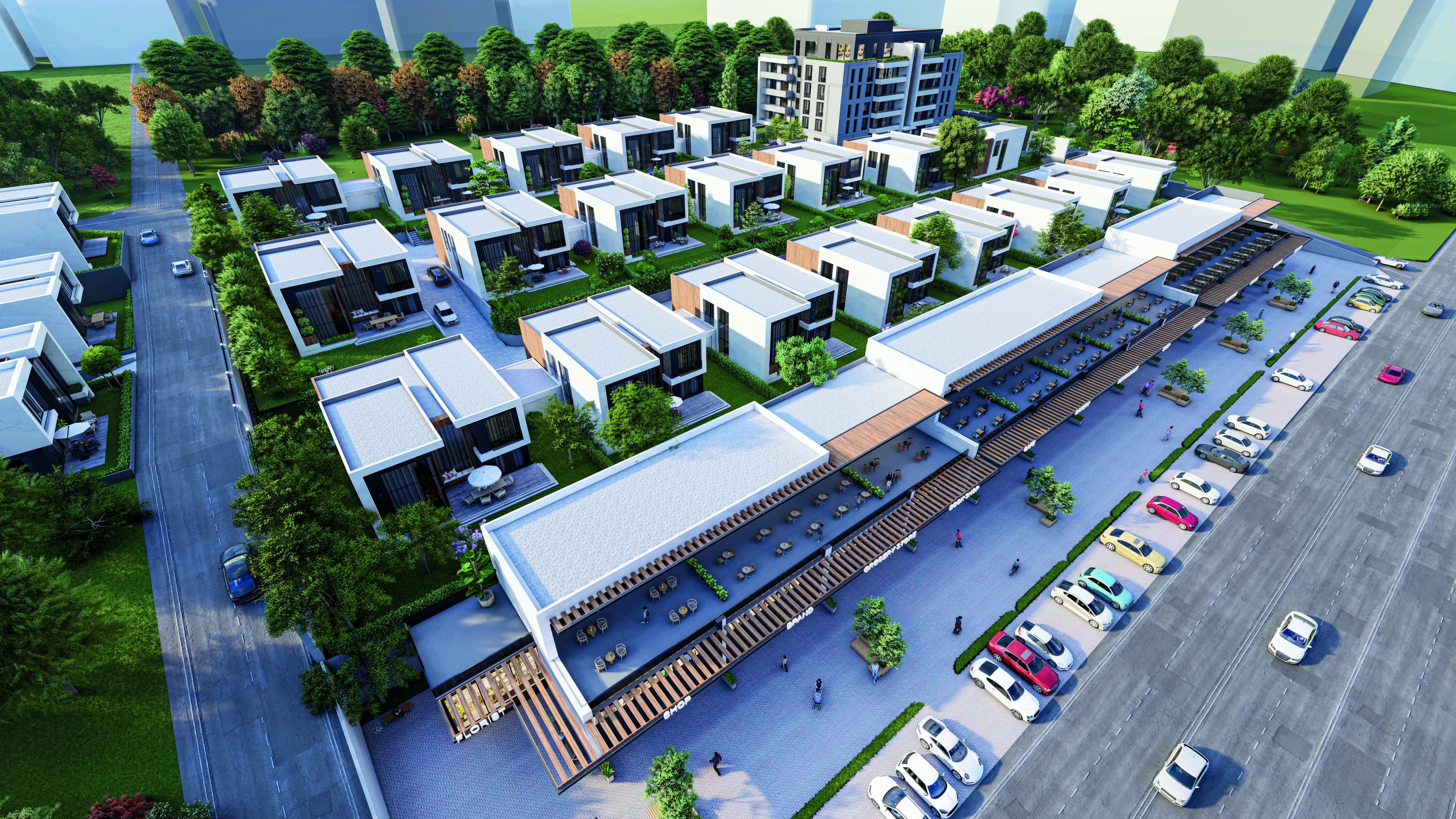 Mimariden vaziyet planına İnci Alyans - Genel Görünüm 6